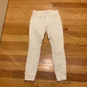 women’s loft white Jean